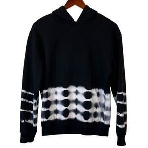 TALENTLESS Pull-over Hoodie 100% Cotton in Black and White Men's Size Small